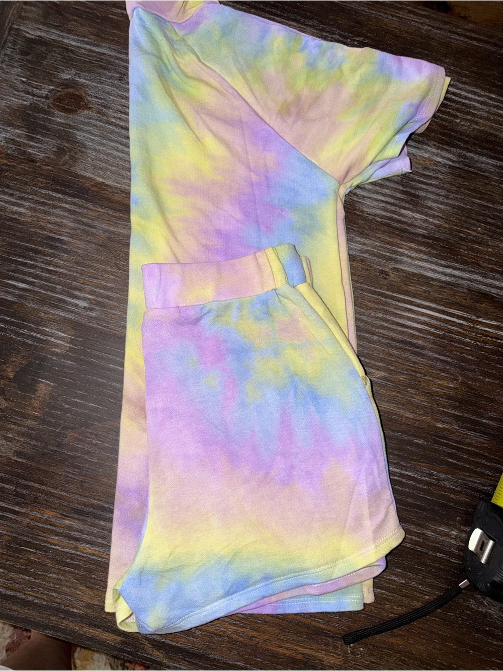 BiBi Tie Dye Hoodie and Shorts Set NWOT *see full description*